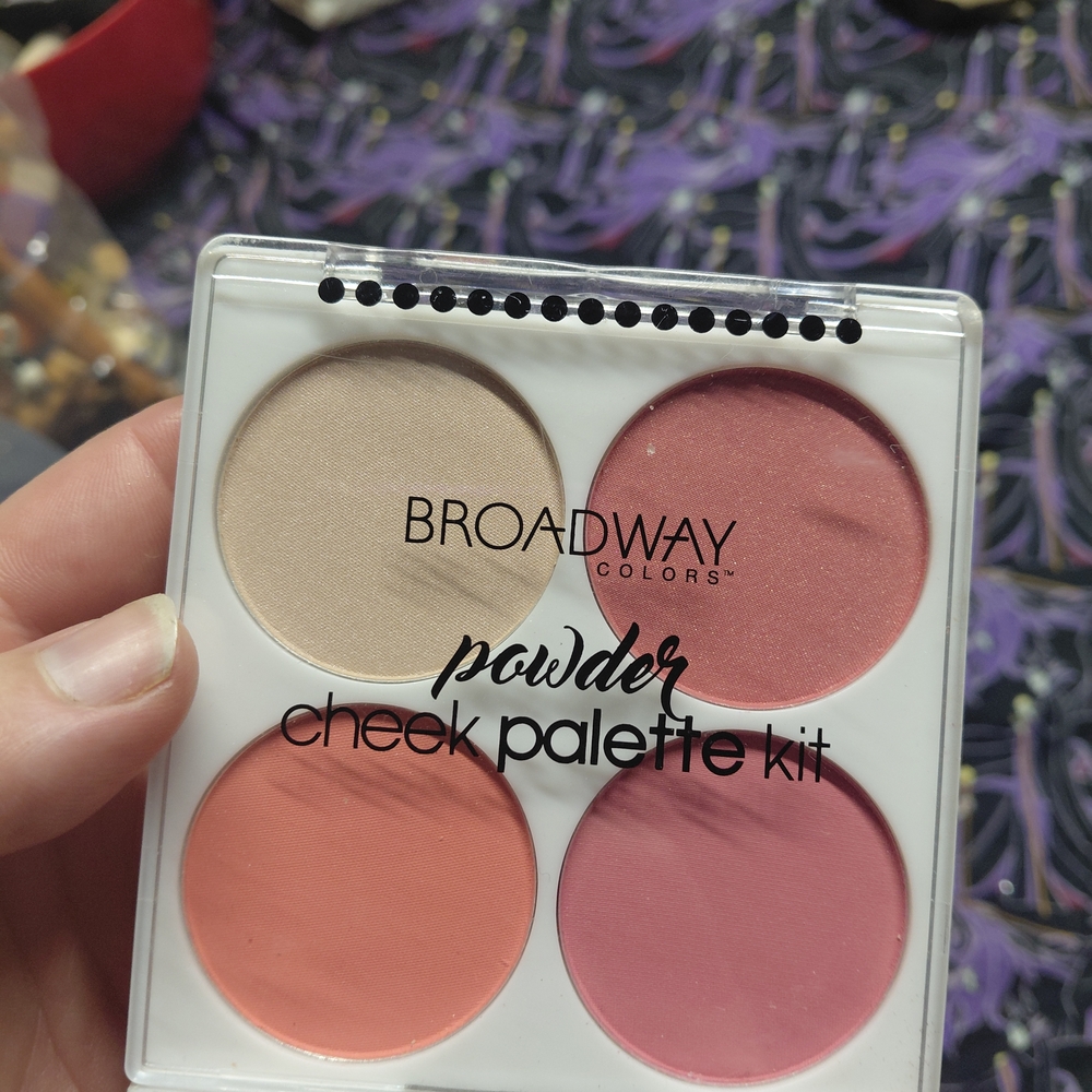 Broadway Colors powder cheek palette kit.  BbK02 2017 Kiss Products Summer